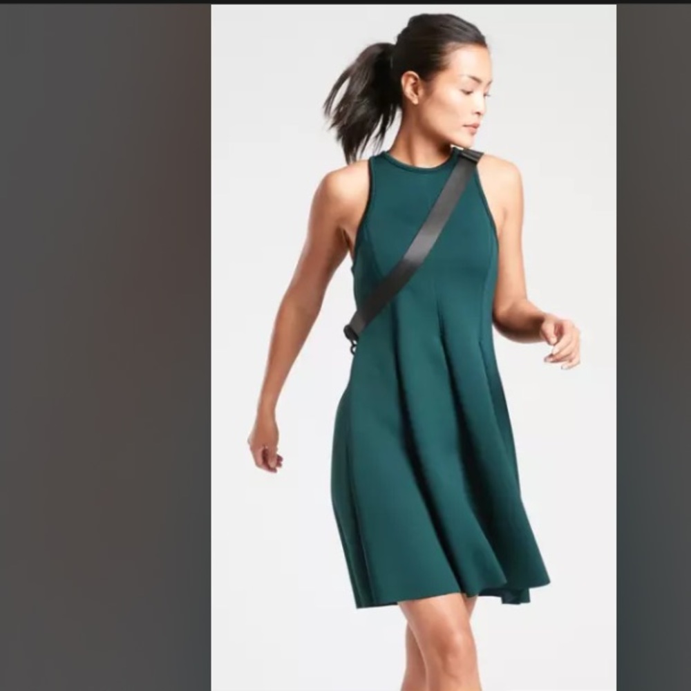 Athleta en route scuba dress, large tall